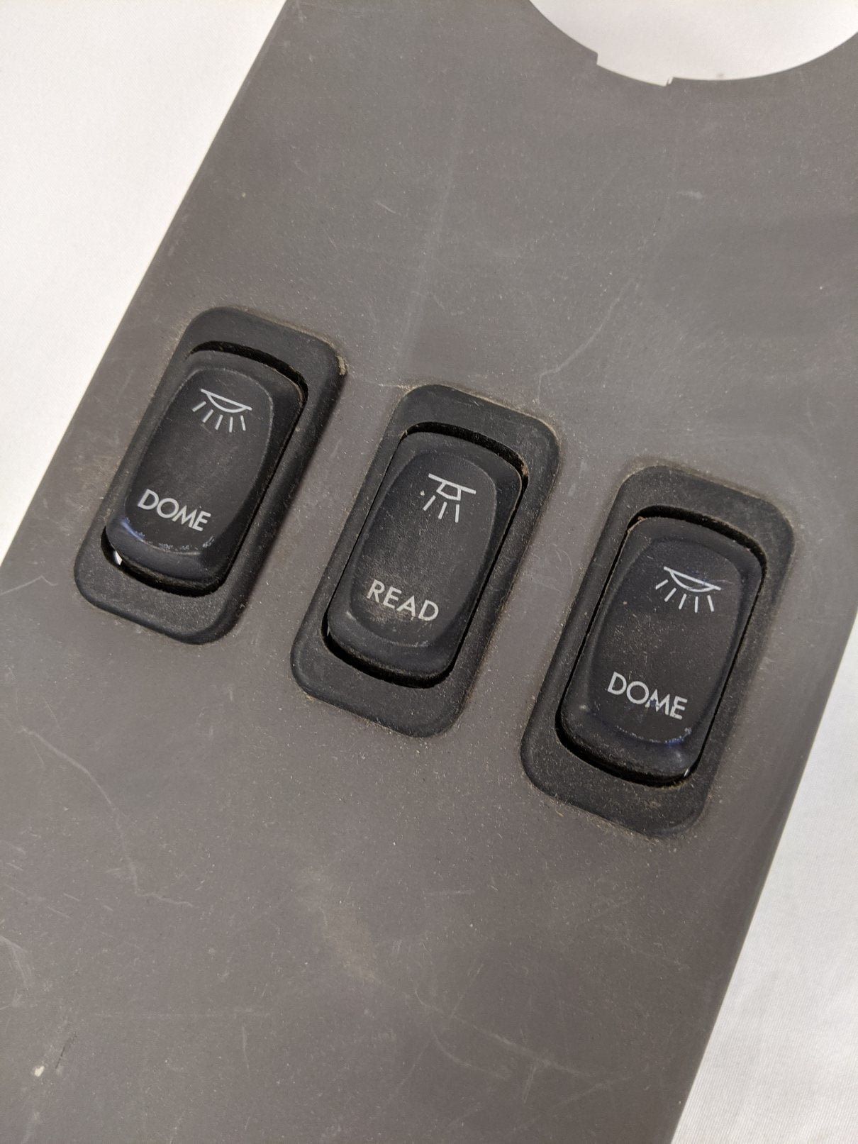 Used Freightliner Columbia Sleeper Lamp Switch Control Panel -  P/N 22-43811-003