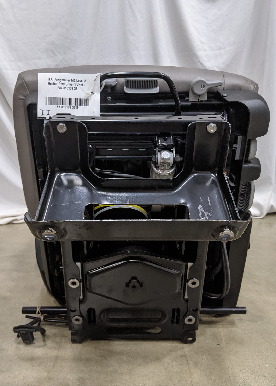 ISRI Freightliner M2 Level 3 Heated Gray Driver's Seat - P/N 816109 36