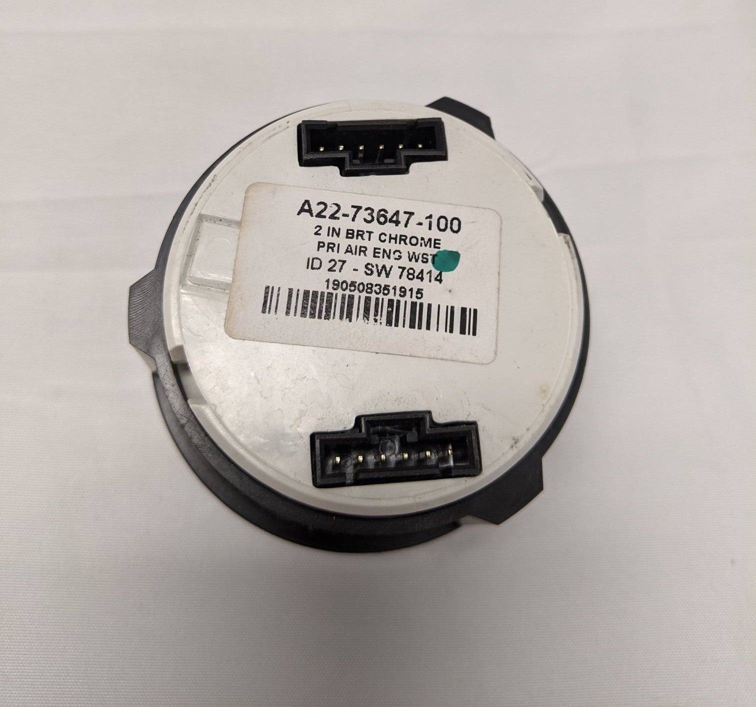 Western Star Chrome Primary Air Pressure PSI Gauge - P/N A22-73647-100