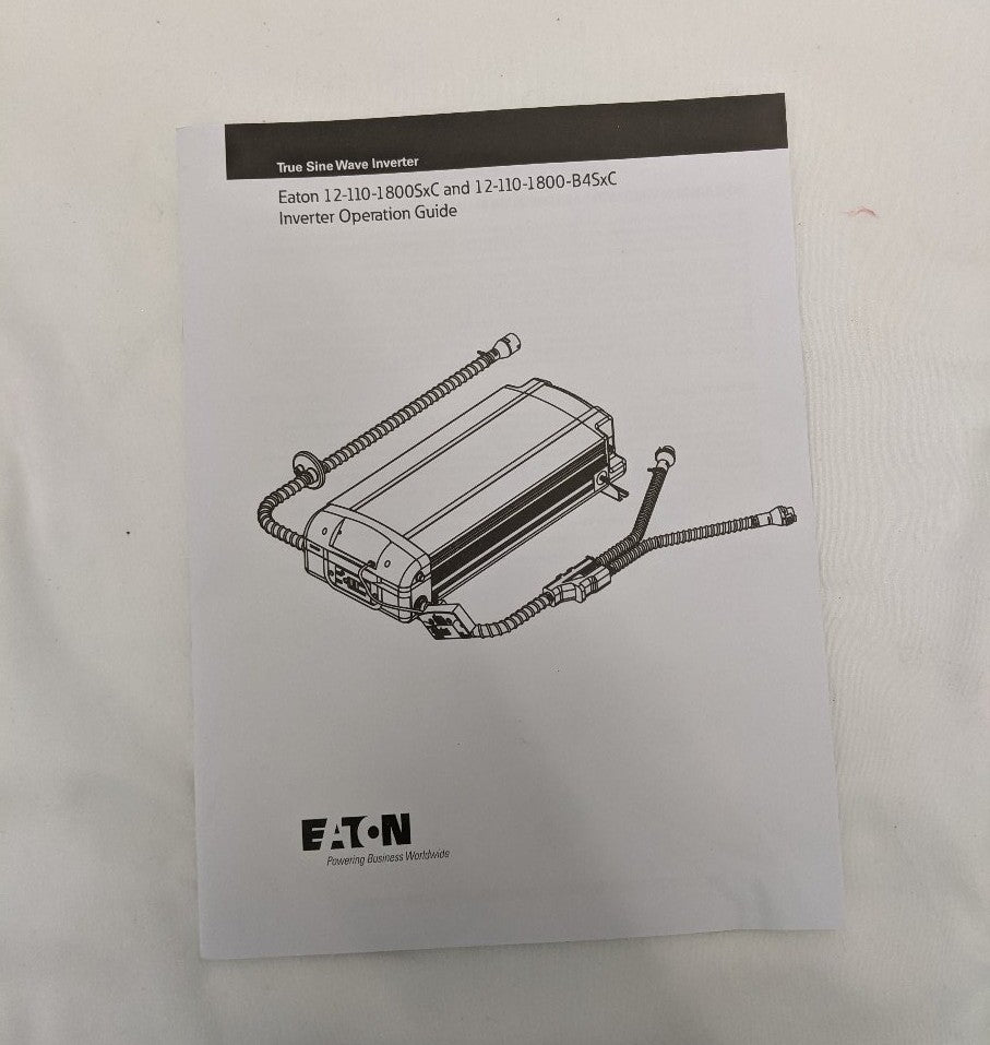Eaton 1800W 12.1V No Charge Inverter Truck | A66-06279-001