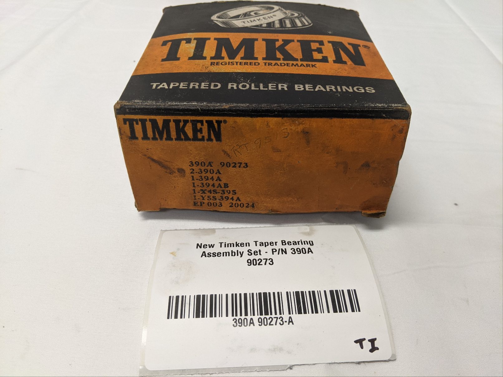 New Timken Taper Bearing Assembly Set - P/N 390A 90273