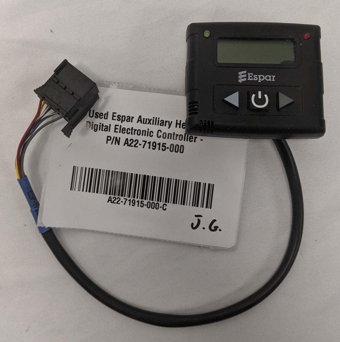 Used Espar Auxiliary Heater Digital Electronic Controller - P/N A22-71915-000