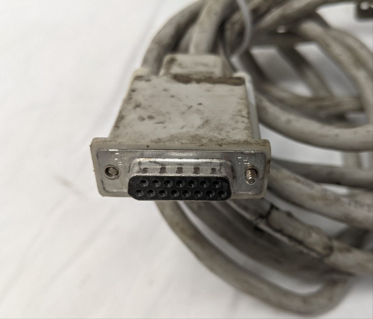 Used Omnitracs XRS 6 Prong Cable w/ Bracket - P/N TGT-CB-0157-01