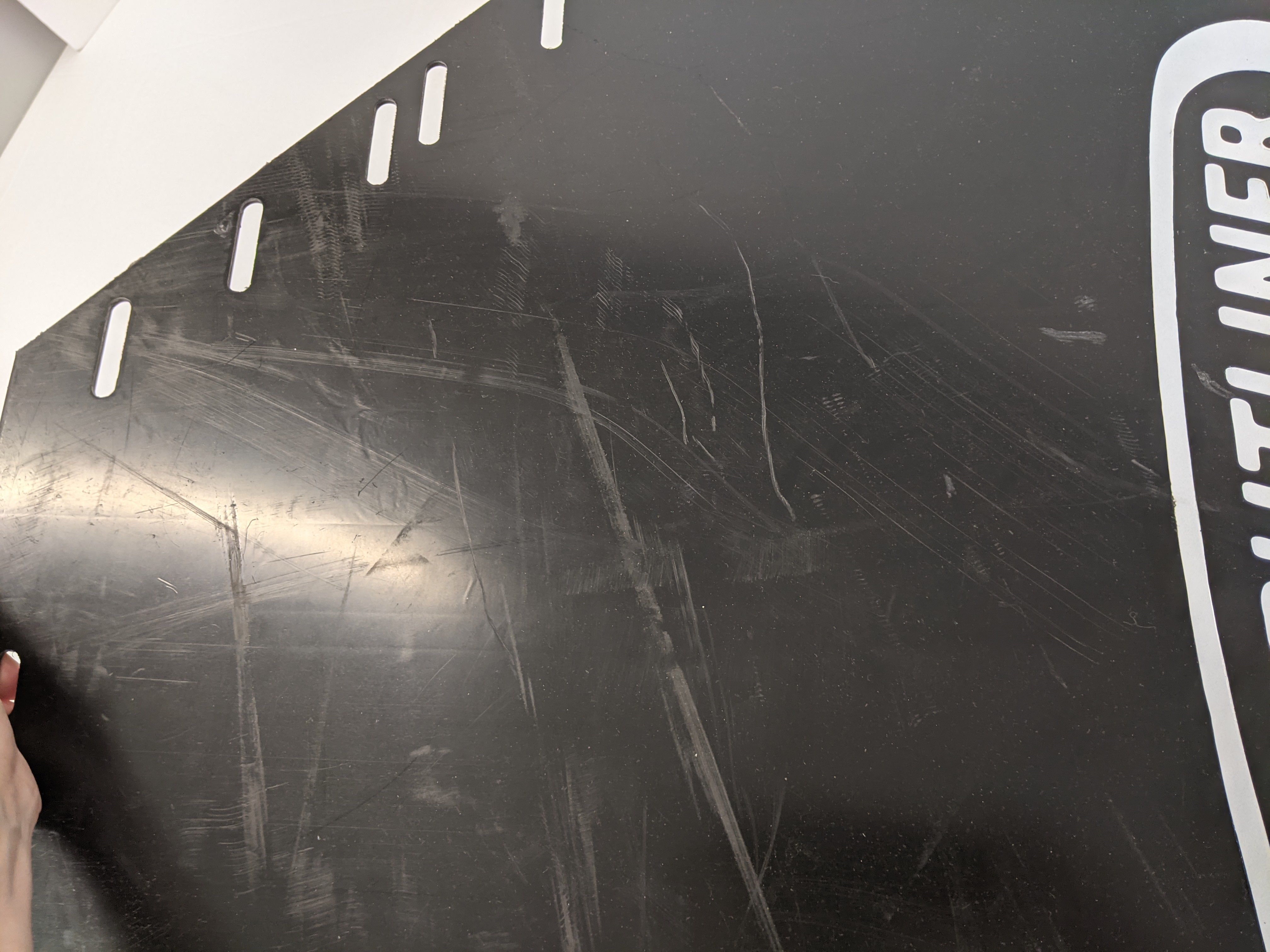 *Scratched* RH 27" 45 Degree Rear Angled Mud Flap w/ FTL Logo - P/N 22-79217-222 (10137514737980)