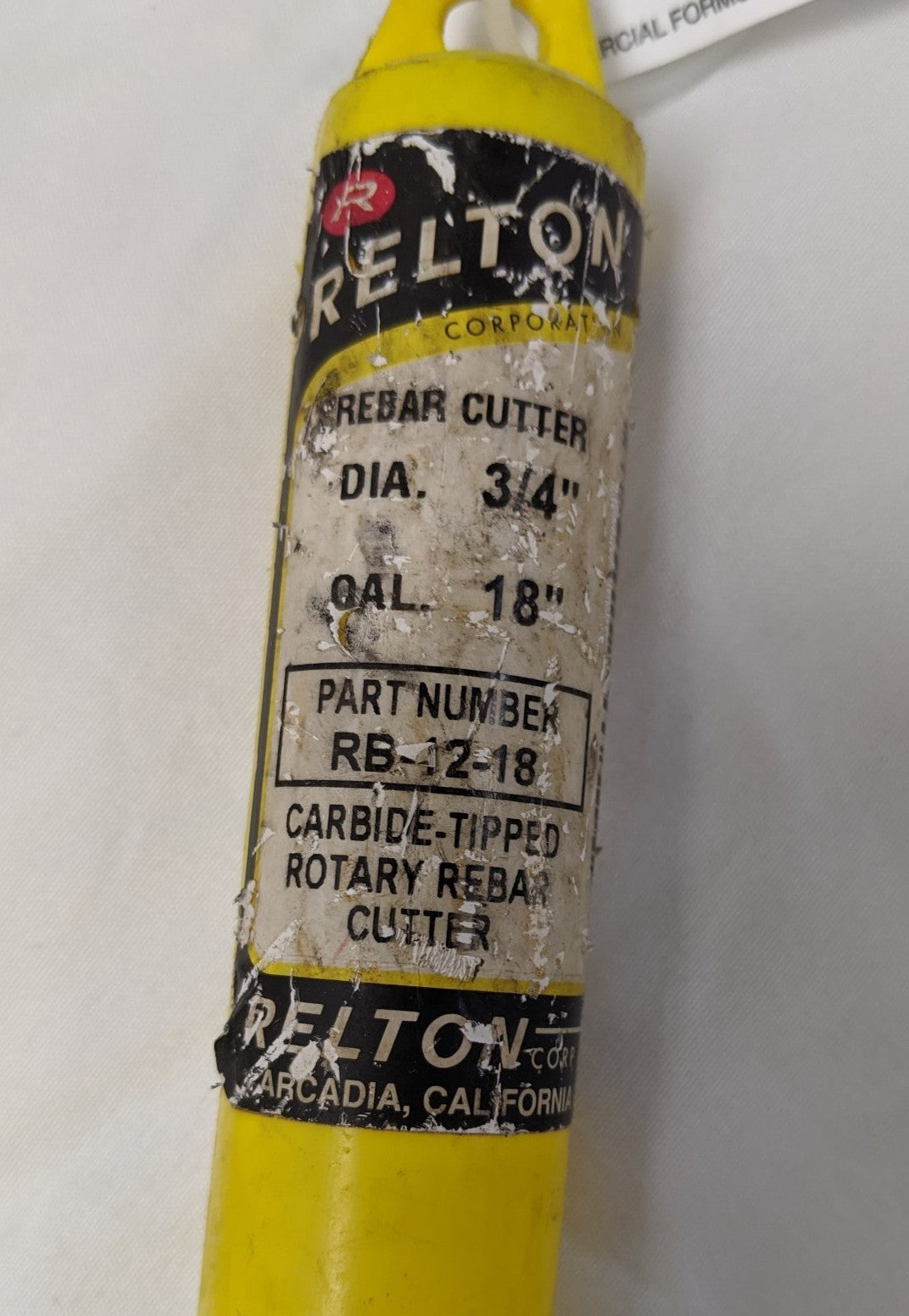 Relton 3/4" Rotary Rebar Cutter - 18" - P/N: RB-12-18