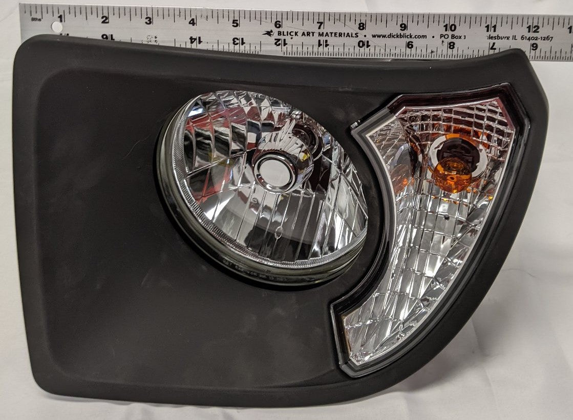 Freightliner 108SD 114SD SBA LH Black Bezel Headlight | A06-88632-004
