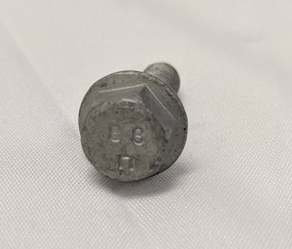 M6-1mm x 20mm Grade 8.8 Flange Bolts - Galvanized Steel, Fully Threaded, Lot of 50