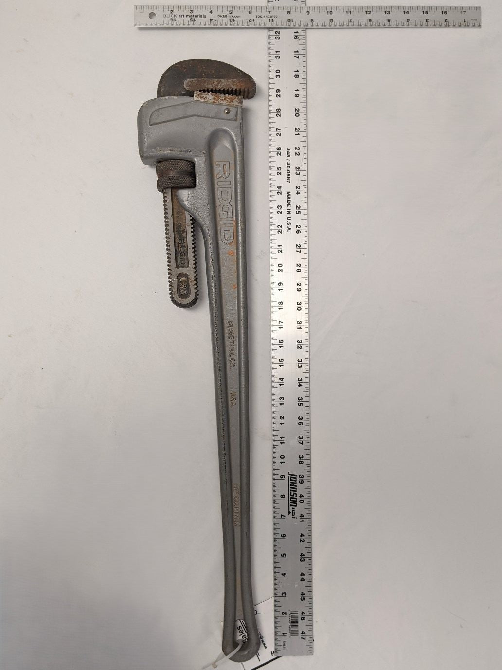 Used Ridgid 36" Aluminum Straight Pipe Wrenches