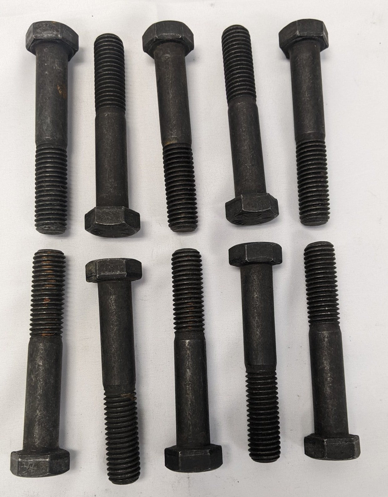 *Lot of 10* New 5/8"-11 x 3-3/4" Partly Threaded Coarse Grade 8 Steel Hex Bolts