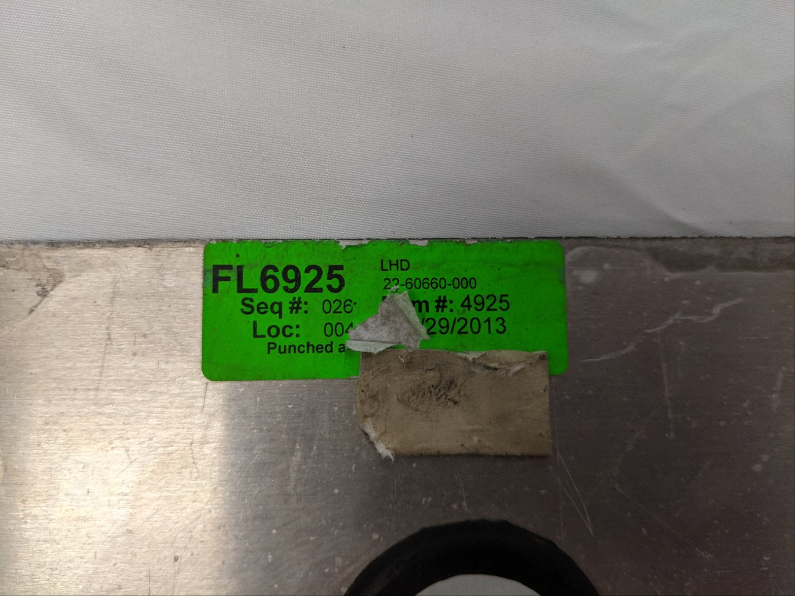 Used Freightliner Cascadia Auxiliary Instrument Panel - P/N 22-60660-000