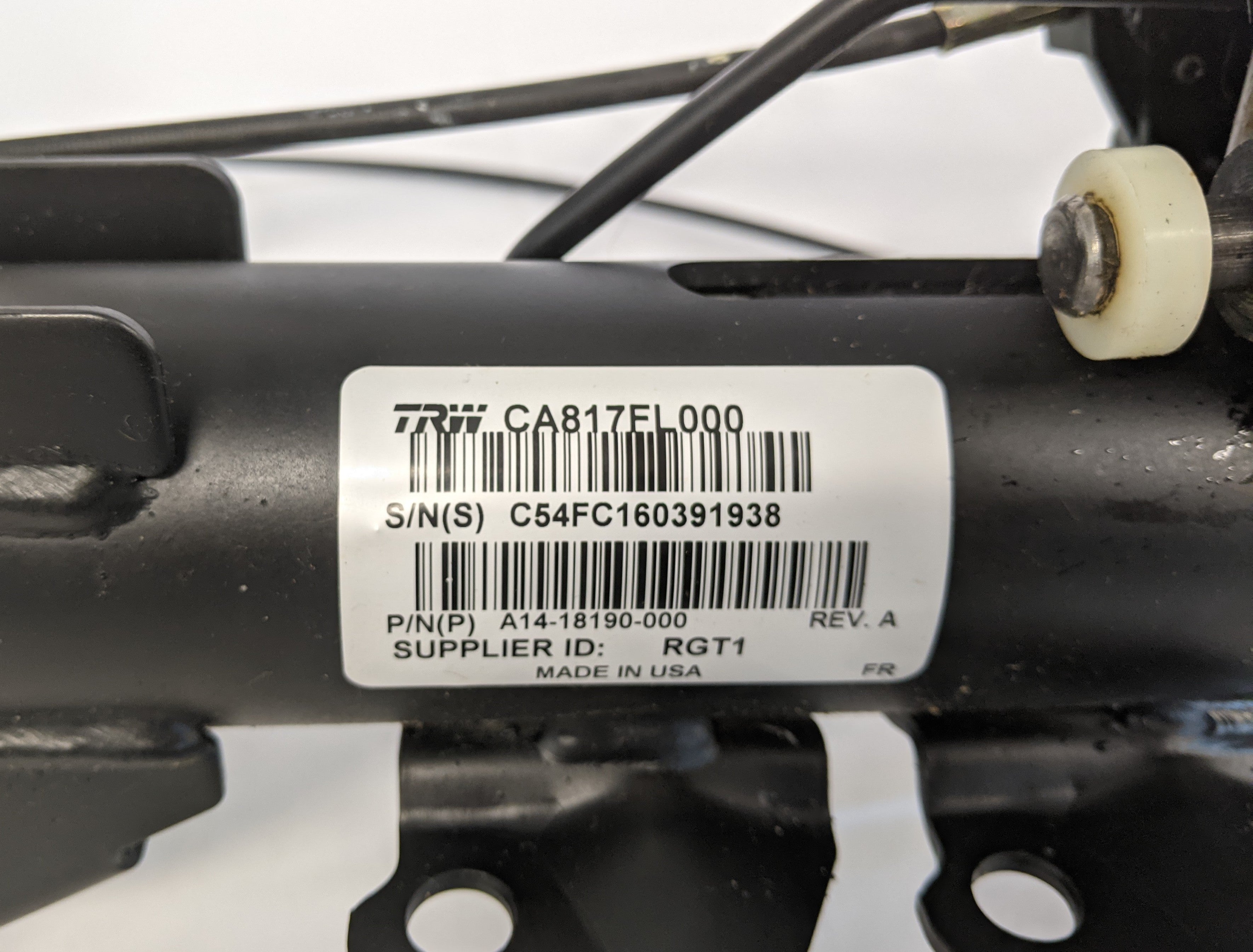 TRW Freightliner Drive Steering Column - P/N  A14-18190-000 (4878881030230)