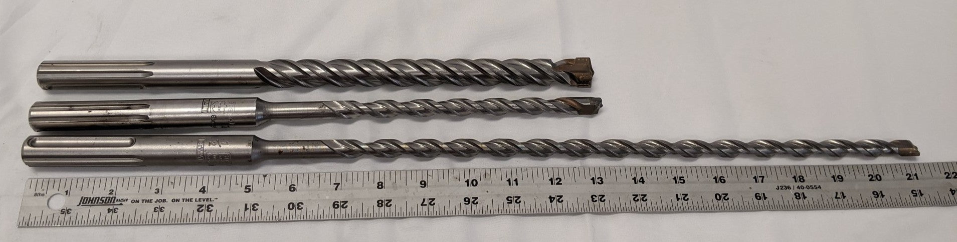 DeWalt SDS Max Drill Bit Set - 3pc - DW5803, DW5804, DW5810