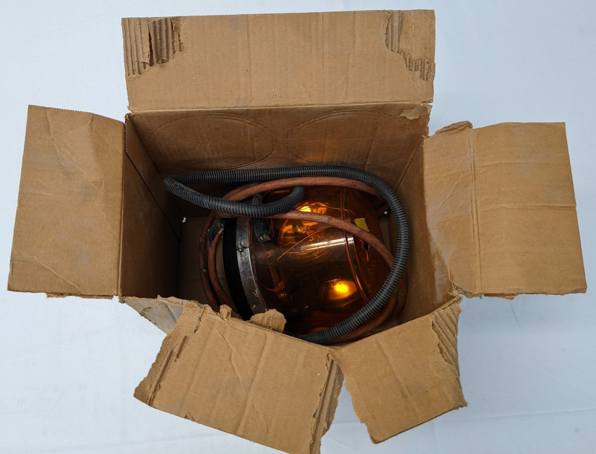 Damaged Signal Stat Amber Automotive Warning Strobe Light - P/N 330