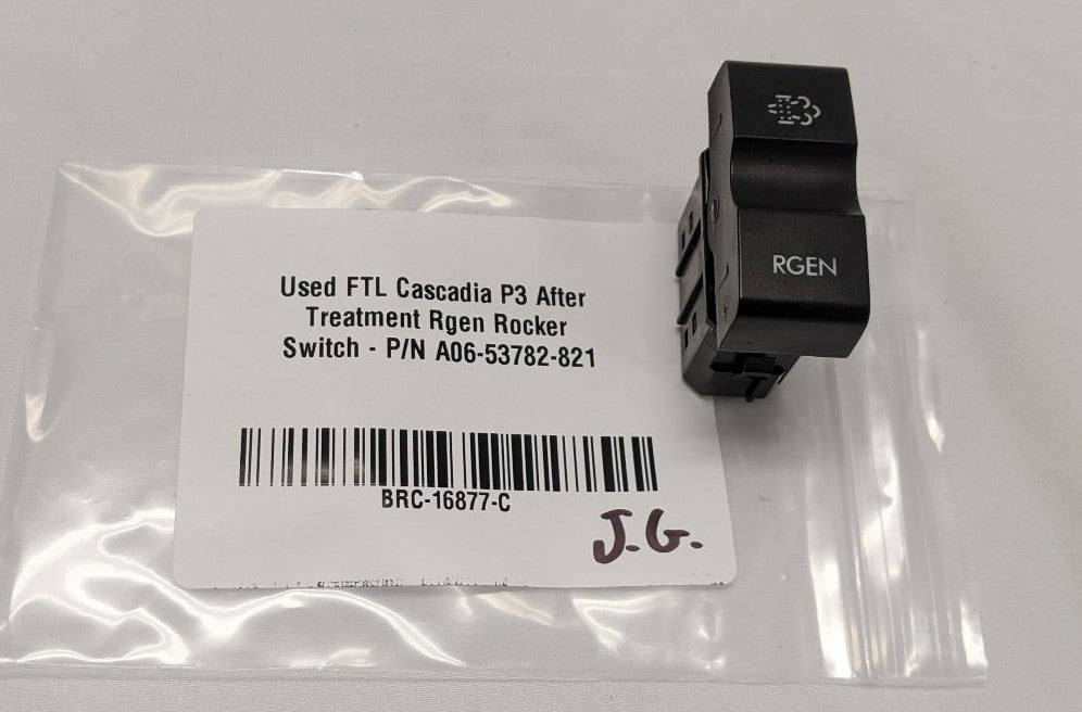 Freightliner Cascadia P3 Regen Rocker Switch A06-53782-821