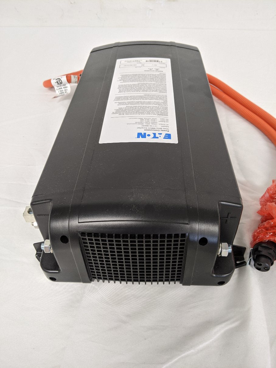 Damaged Eaton 12.1 V 1800W No Charge Inverter - P/N  A66-06279-001 (9072056140092)