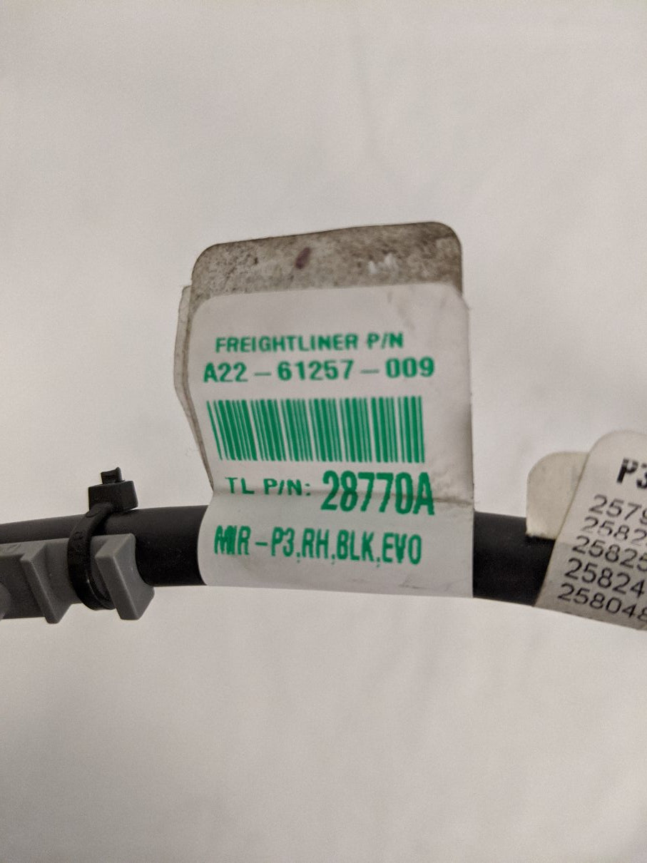 *Damaged Plug* FTL Cascadia P3 RH HTD Remote Black Mirror - P/N  A22-61257-009 (9052767093052)