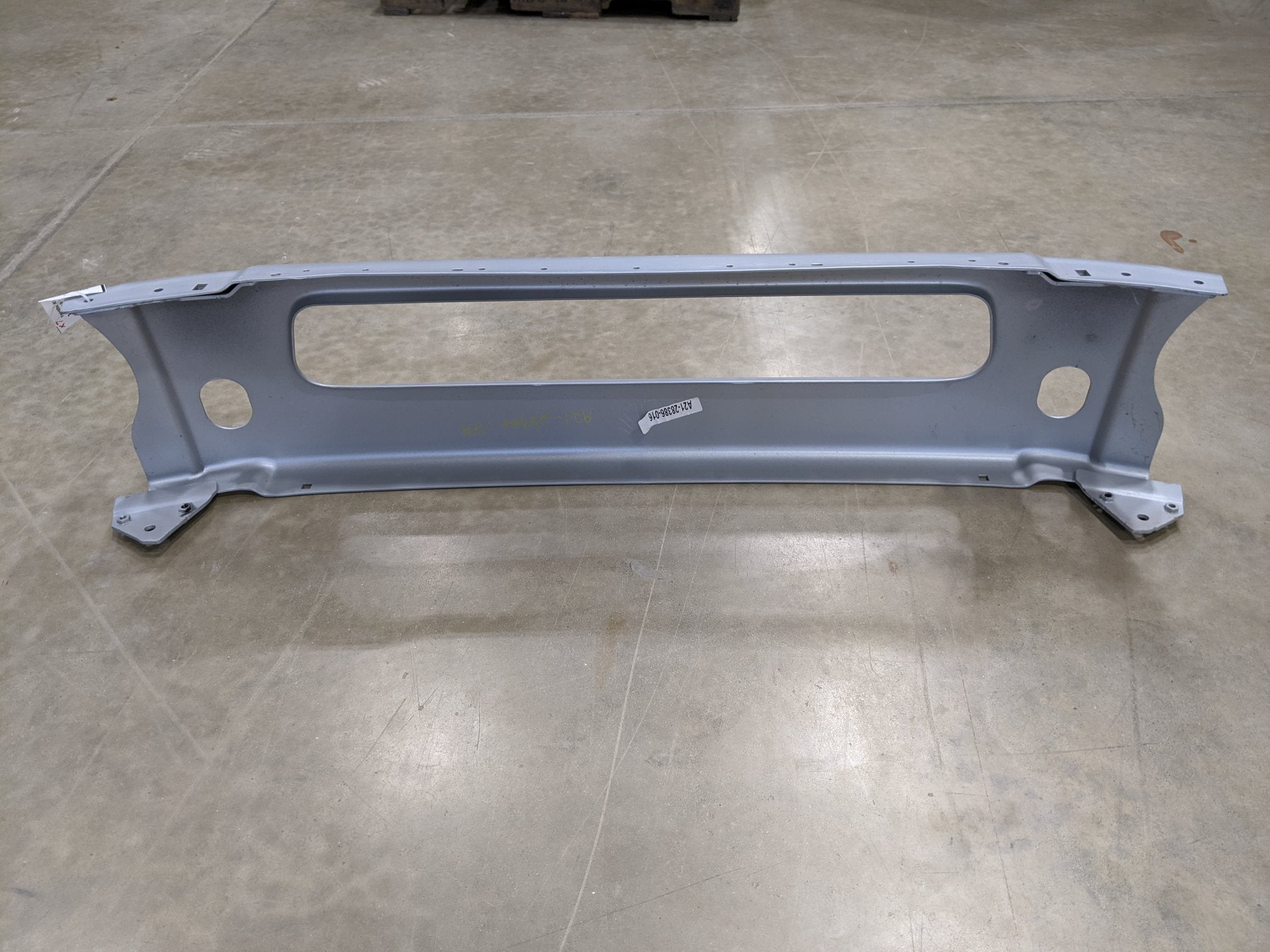 Freightliner M2 Gray Steel Center Bumper Piece - P/N A21-28386-016 (9059284812092)