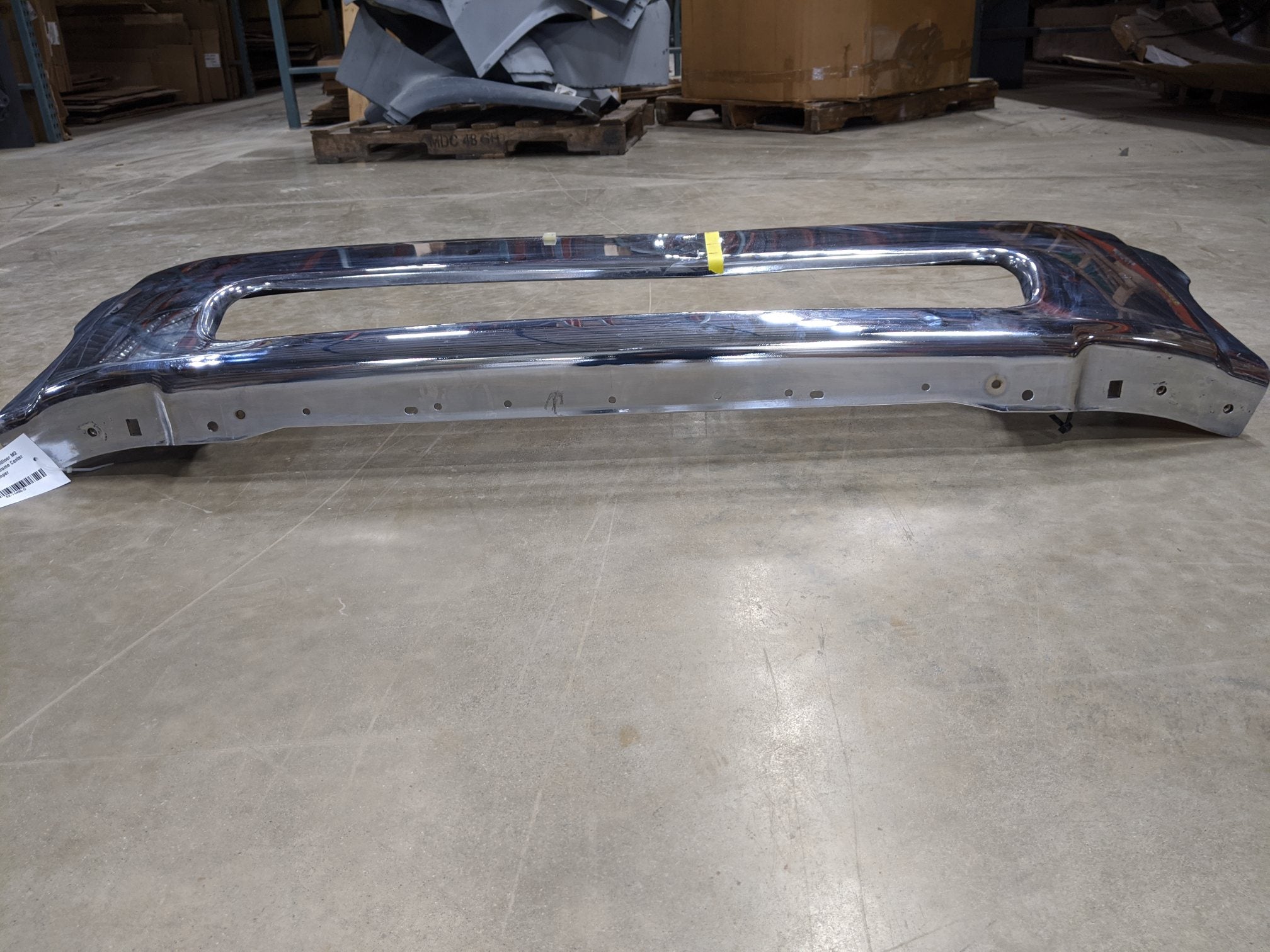 *Dented* Freightliner M2 License Plate Chrome Center Bumper - P/N  A21-28177-003 (9059396682044)