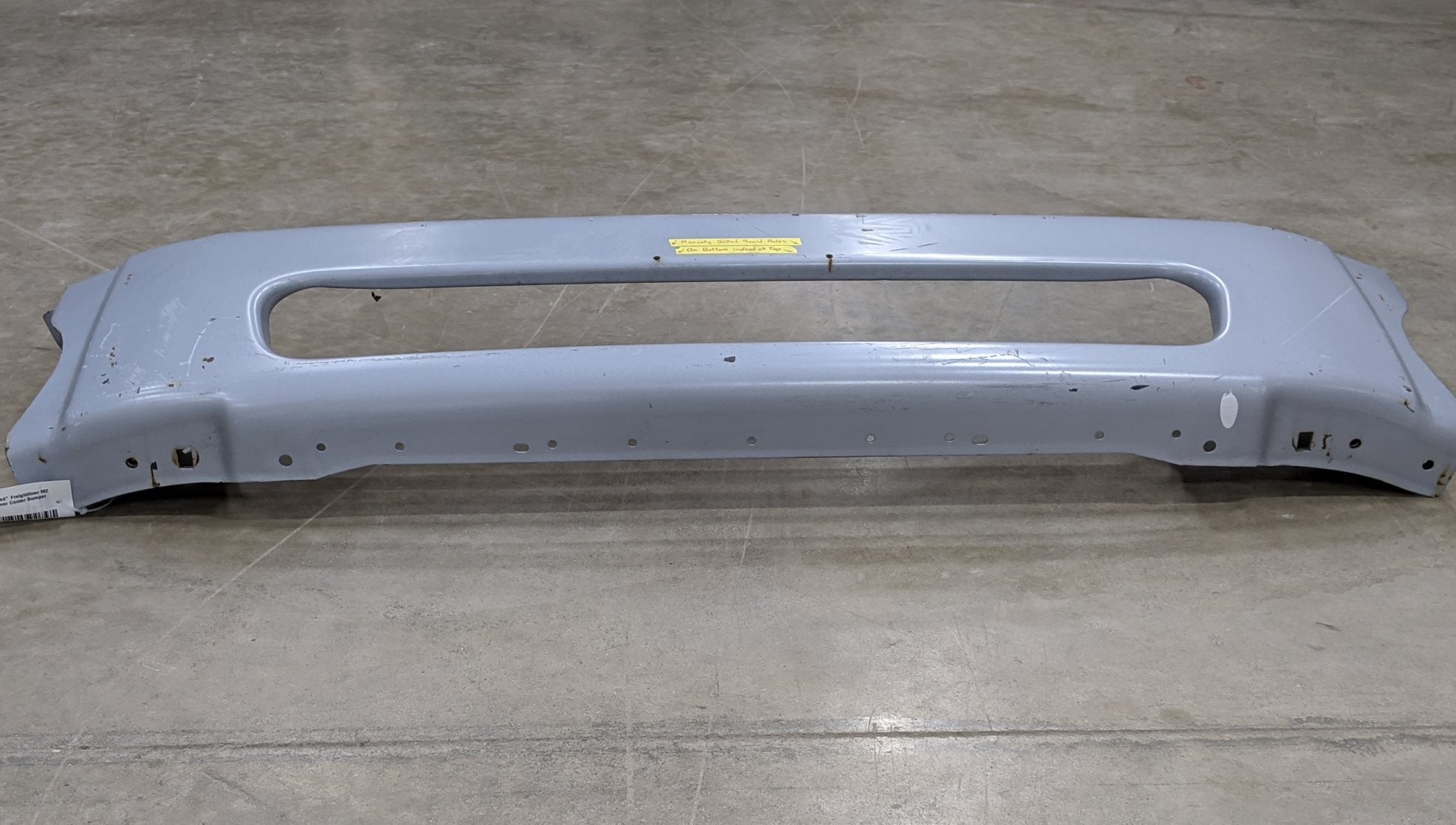 *Mis-drilled* Freightliner M2 Argent Silver Center Bumper - P/N  A21-28177-006 (9073706271036)