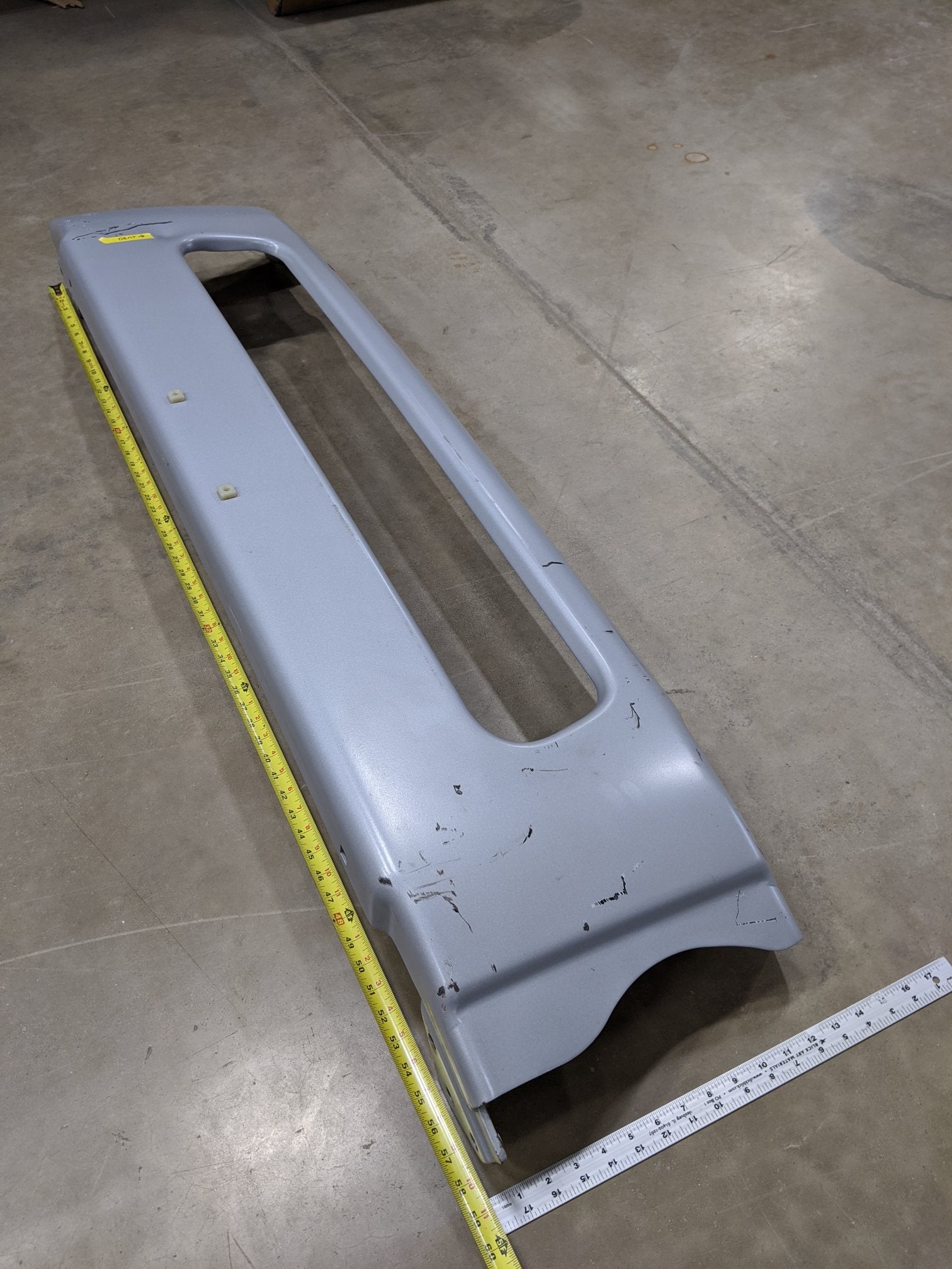 Damaged Freightliner M2 Painted Steel Center Bumper - P/N  A21-28177-007 (4574190010454)