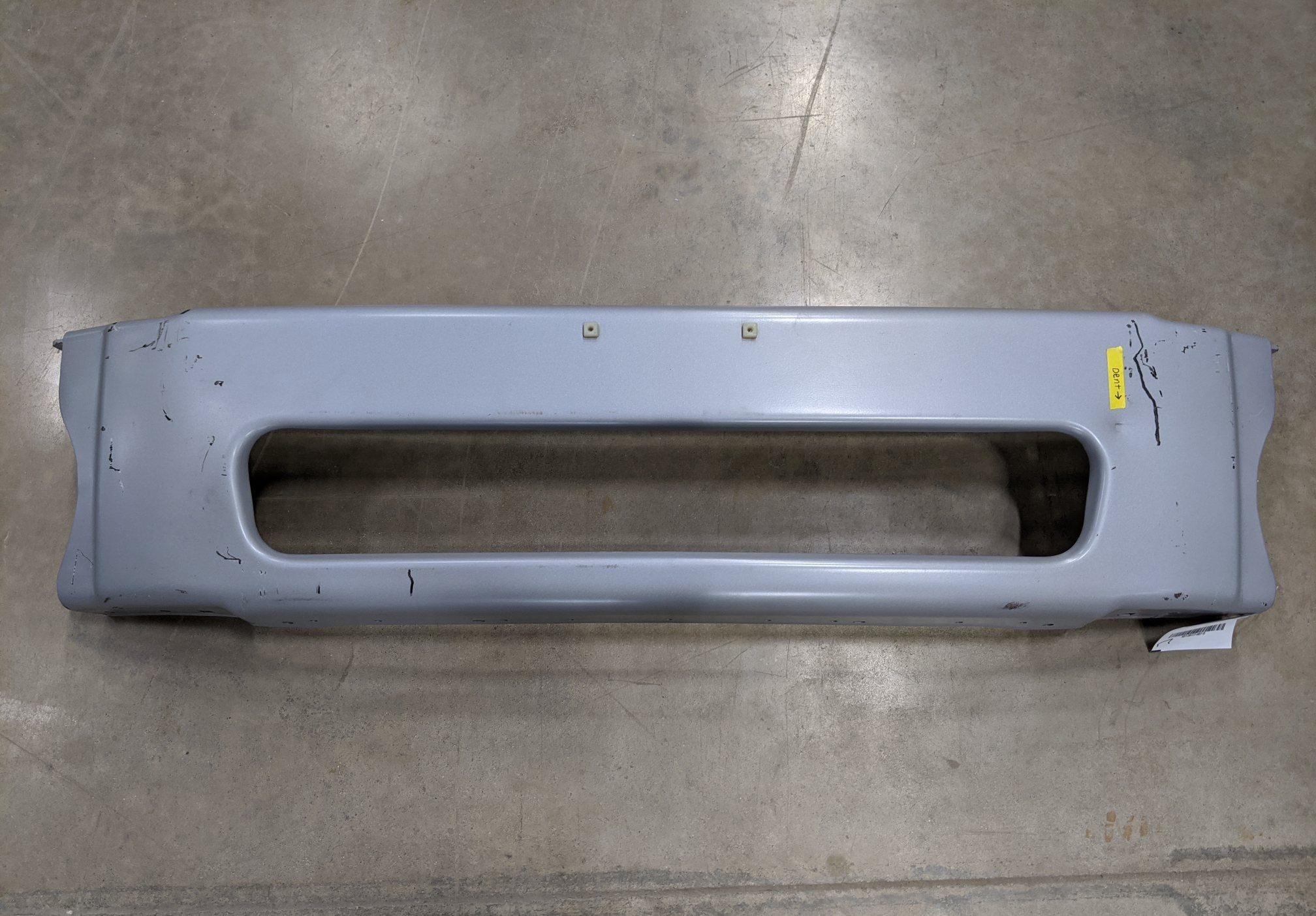 Damaged Freightliner M2 Painted Steel Center Bumper - P/N  A21-28177-007 (4574190010454)