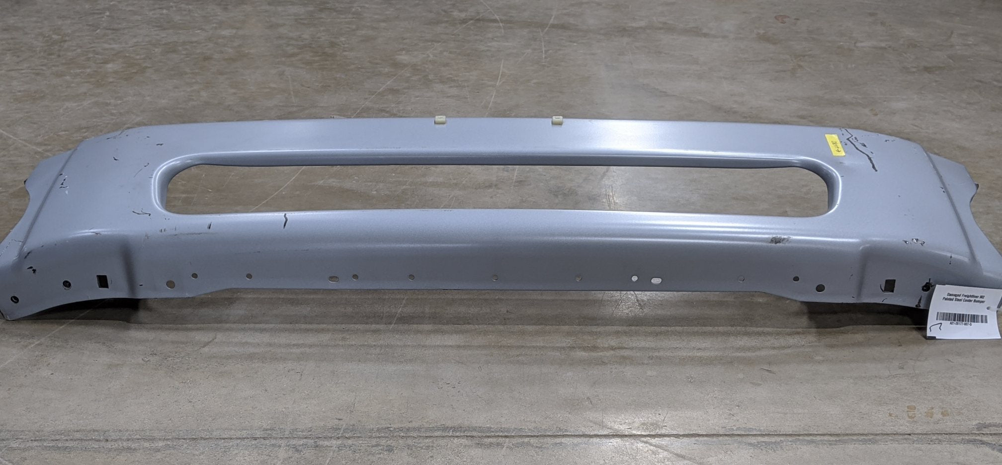 Damaged Freightliner M2 Painted Steel Center Bumper - P/N  A21-28177-007 (4574190010454)