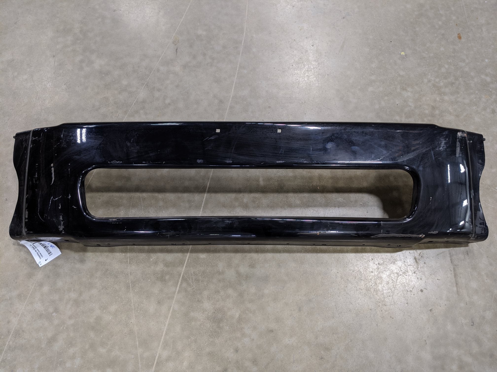 Freightliner M2 Black  w/ License Center Bumper - P/N A21-28177-010 (9073708073276)