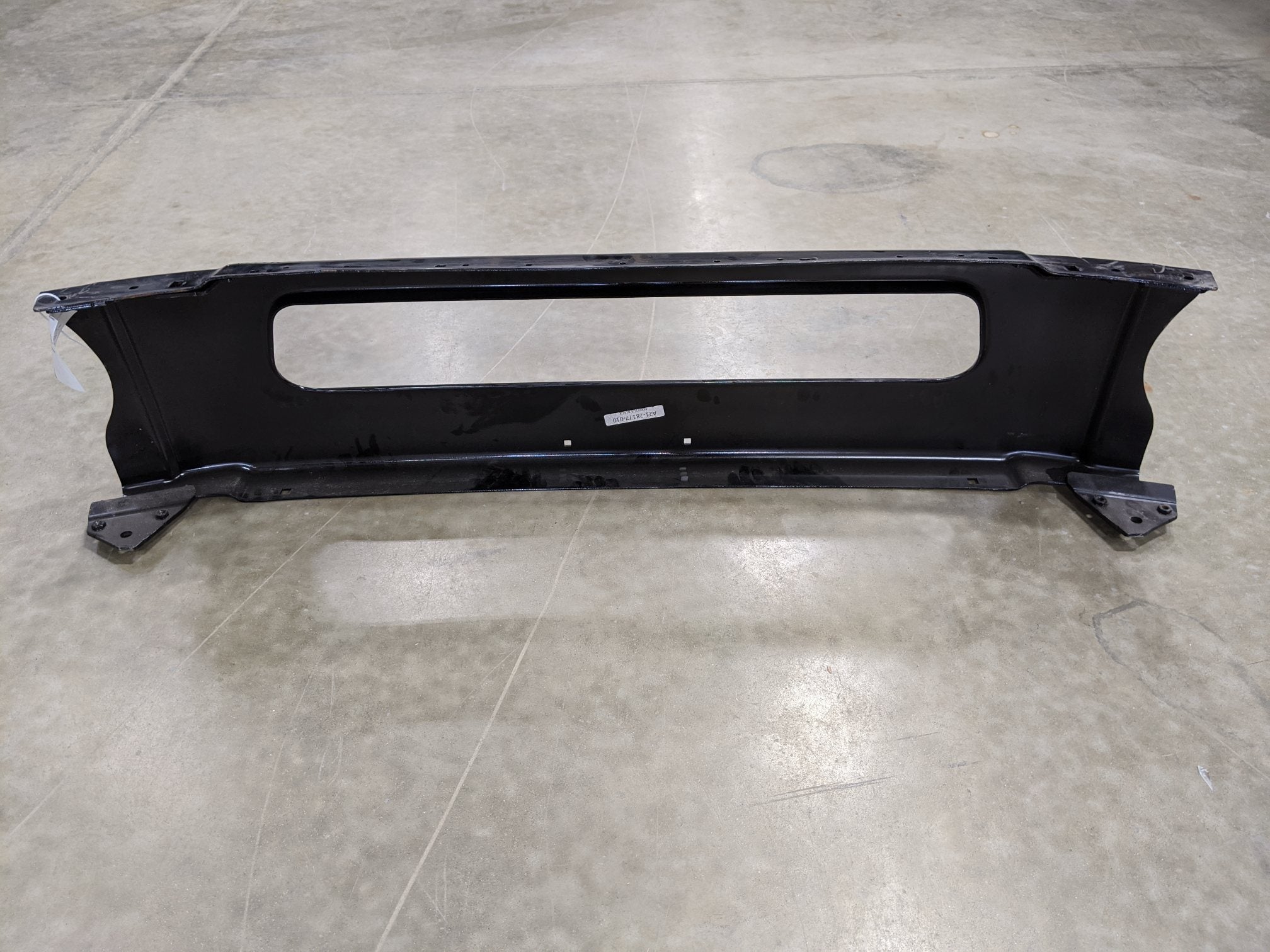 Freightliner M2 Black  w/ License Center Bumper - P/N A21-28177-010 (9073708073276)