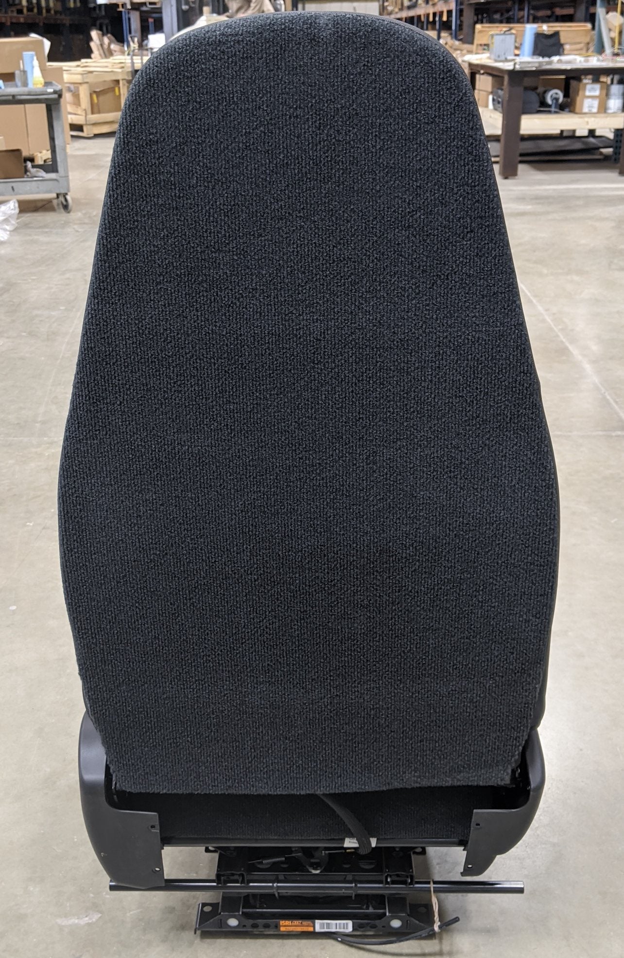 Freightliner Elite Black No Arm Rest 1 Lumbar Air Ride Seat - P/N C27-00100-288 (9117305864508)