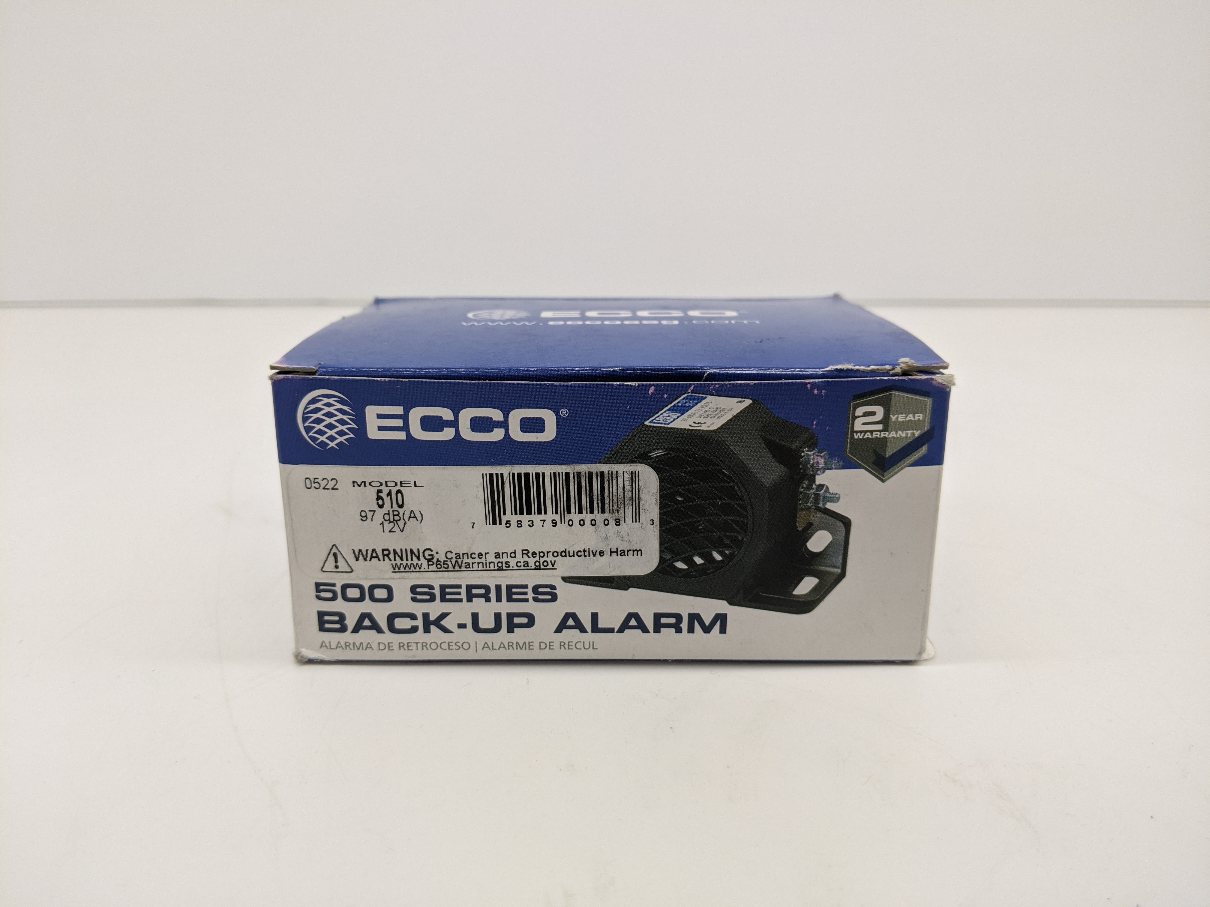 Ecco 510 Model 12V 97 DBA Reverse Signal Backup Alarm - P/N 06-43115-000 (9118818435388)