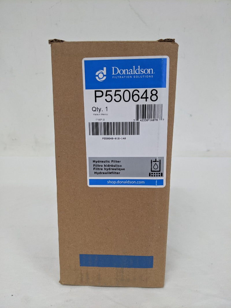 Donaldson Complete Hydraulic Filter Cartridge - P/N P550648 (9122149859644)