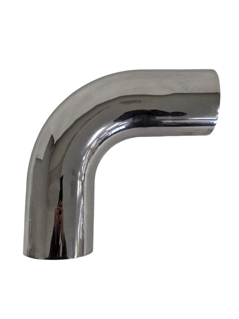 Freightliner Polished Super Duty Sleeper Exhaust Elbow Pipe - P/N 04-31802-002 (9122681585980)