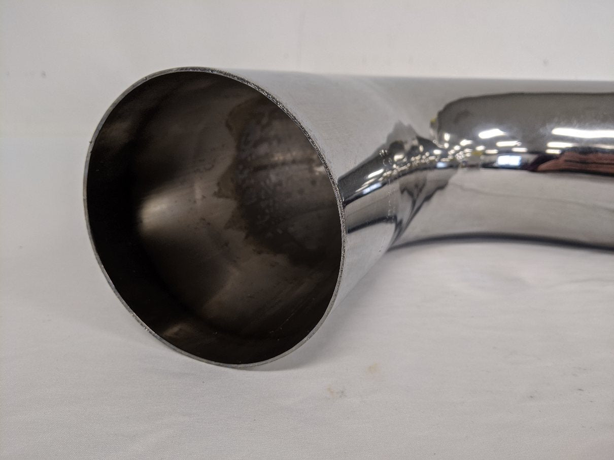 Freightliner Polished Super Duty Sleeper Exhaust Elbow Pipe - P/N 04-31802-002 (9122681585980)