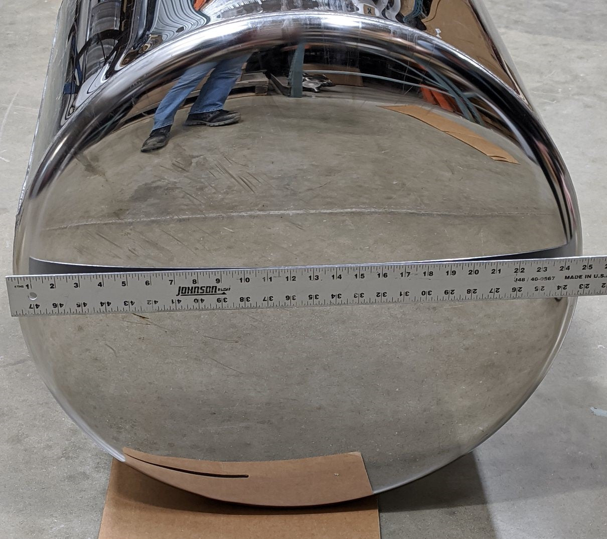 Freightliner 53 Gal. 25" Dia. Stainless Steel DEF Tank - P/N A04-32229-003 (9172610056508)