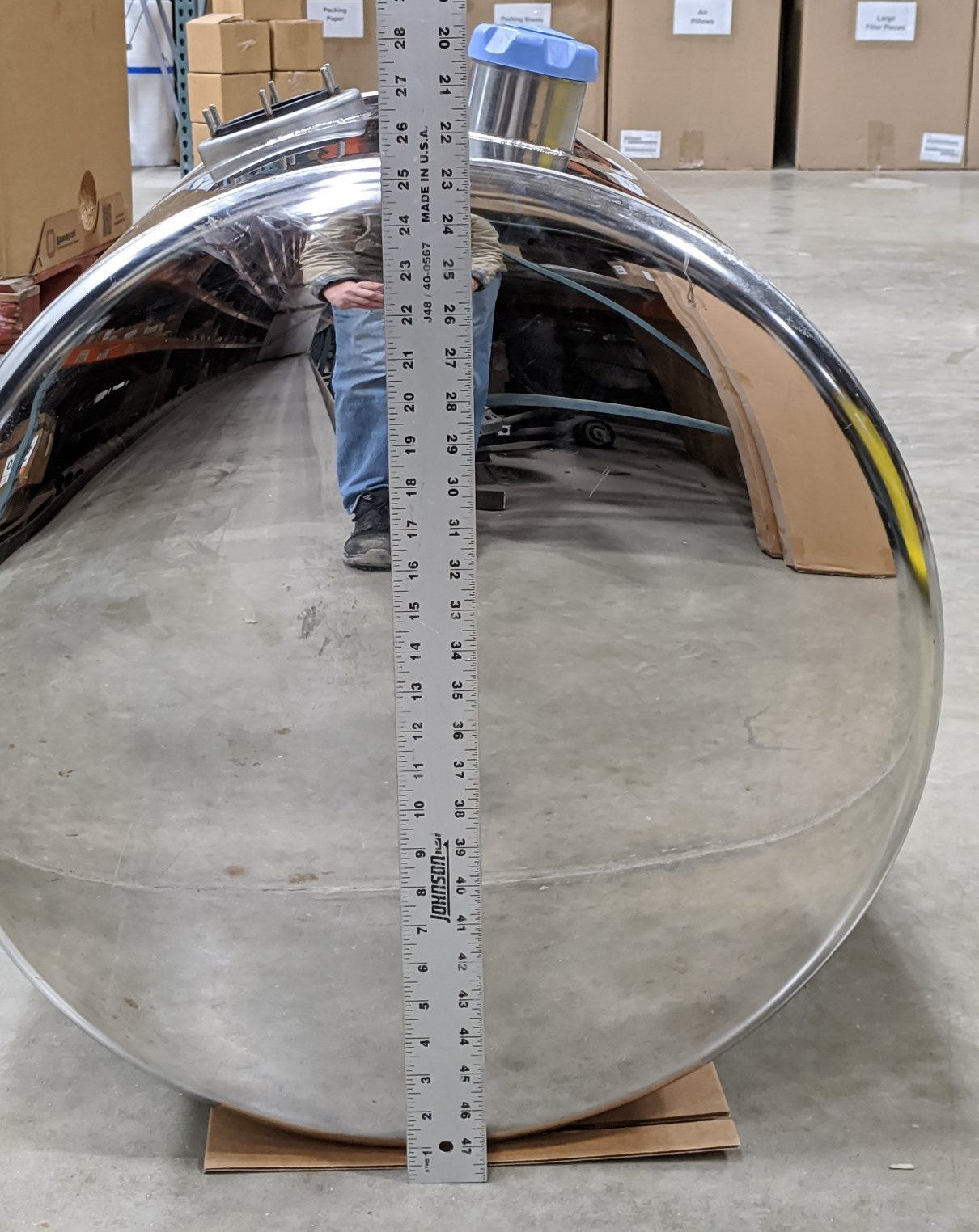 Freightliner 53 Gal. 25" Dia. Stainless Steel DEF Tank - P/N A04-32229-003 (9172610056508)