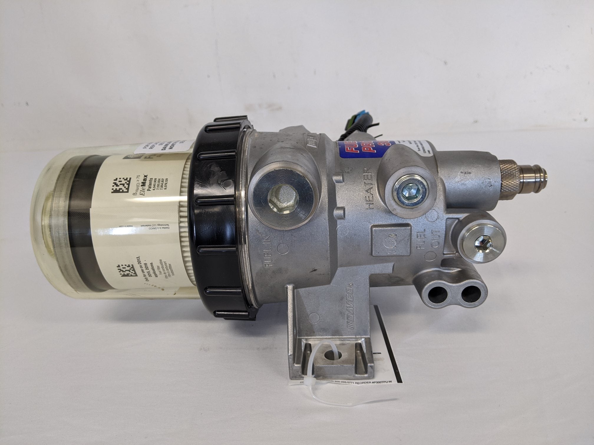 Davco Fuel Pro 385 12V Fuel Water Separator w/o Cap - P/N 03