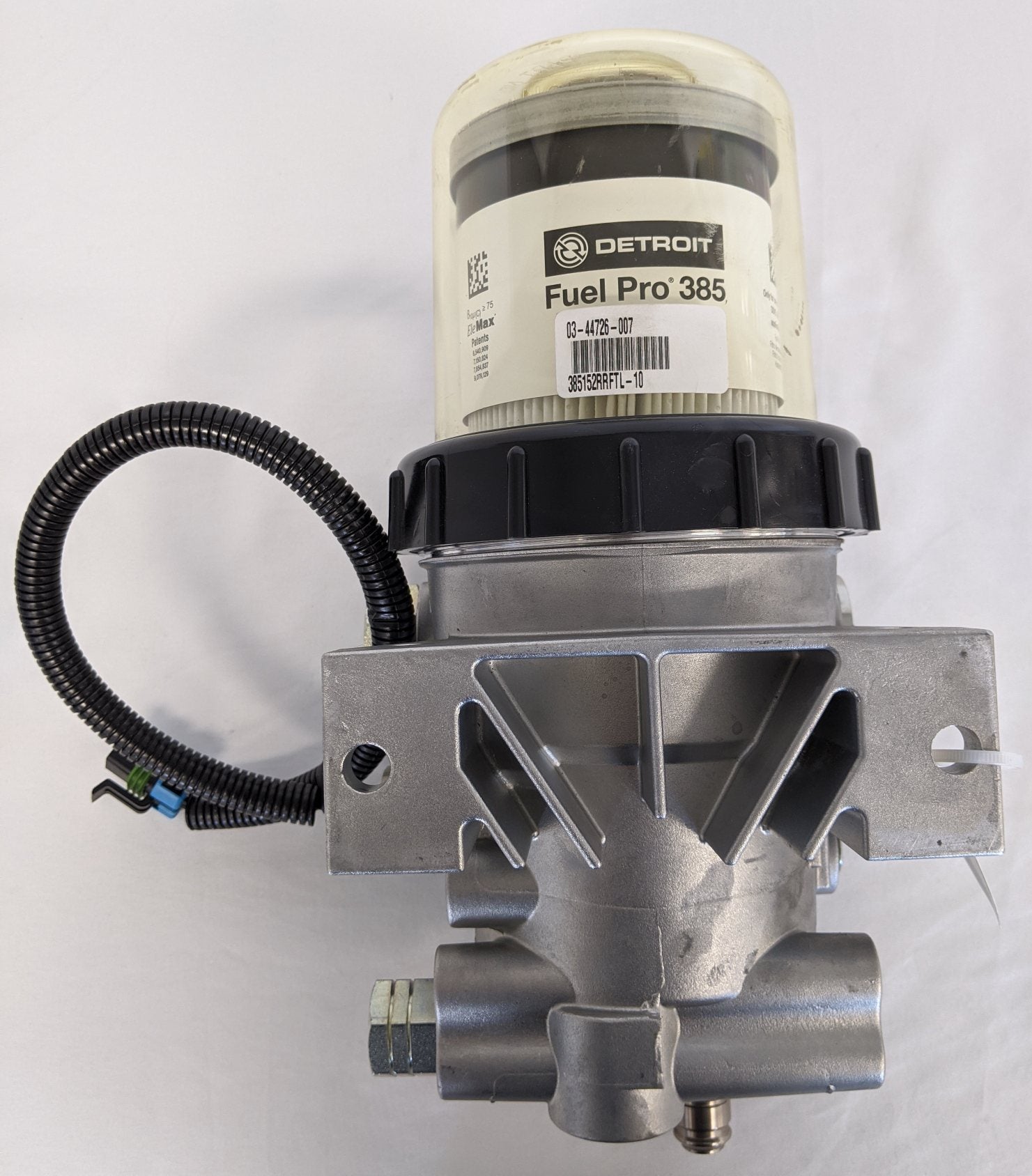 Davco Fuel Pro 385 12V Fuel Water Separator w/o Cap - P/N 03-44726-007 (9136143860028)