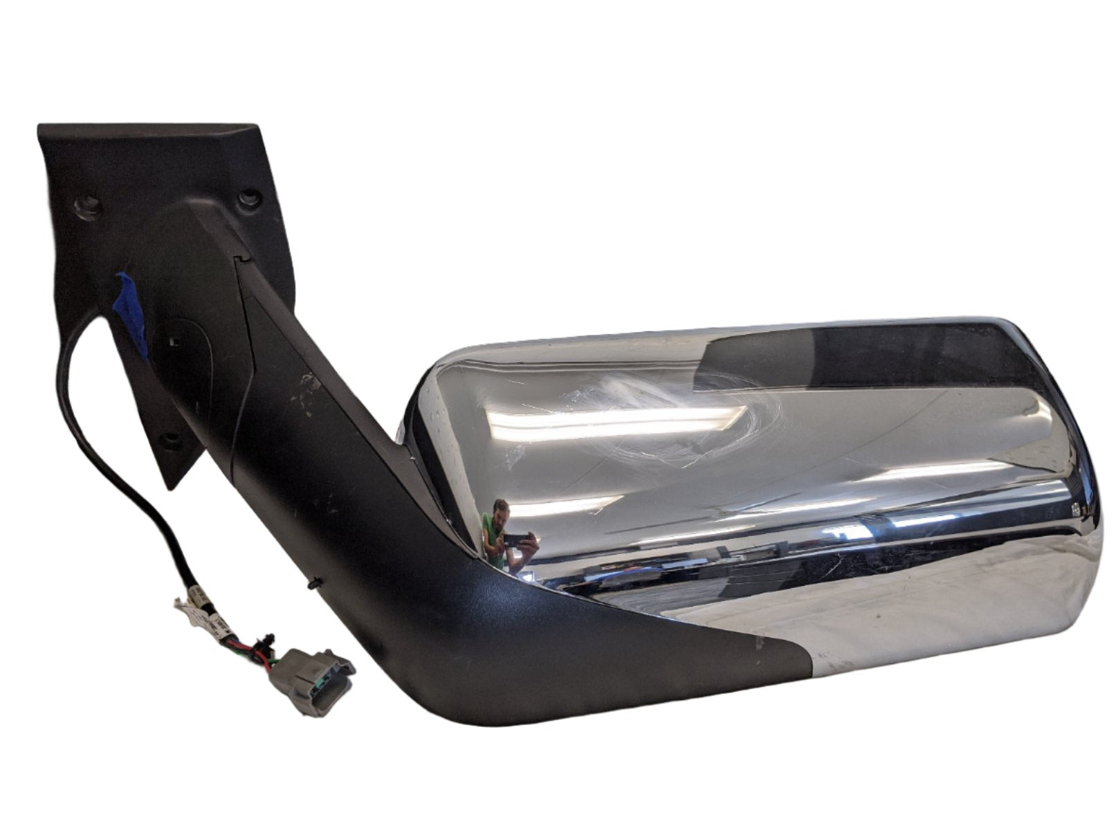 *Blemished* Freightliner Cascadia P4 LH Chrome Mirror - P/N  A22-78606-002 (5002771628118)