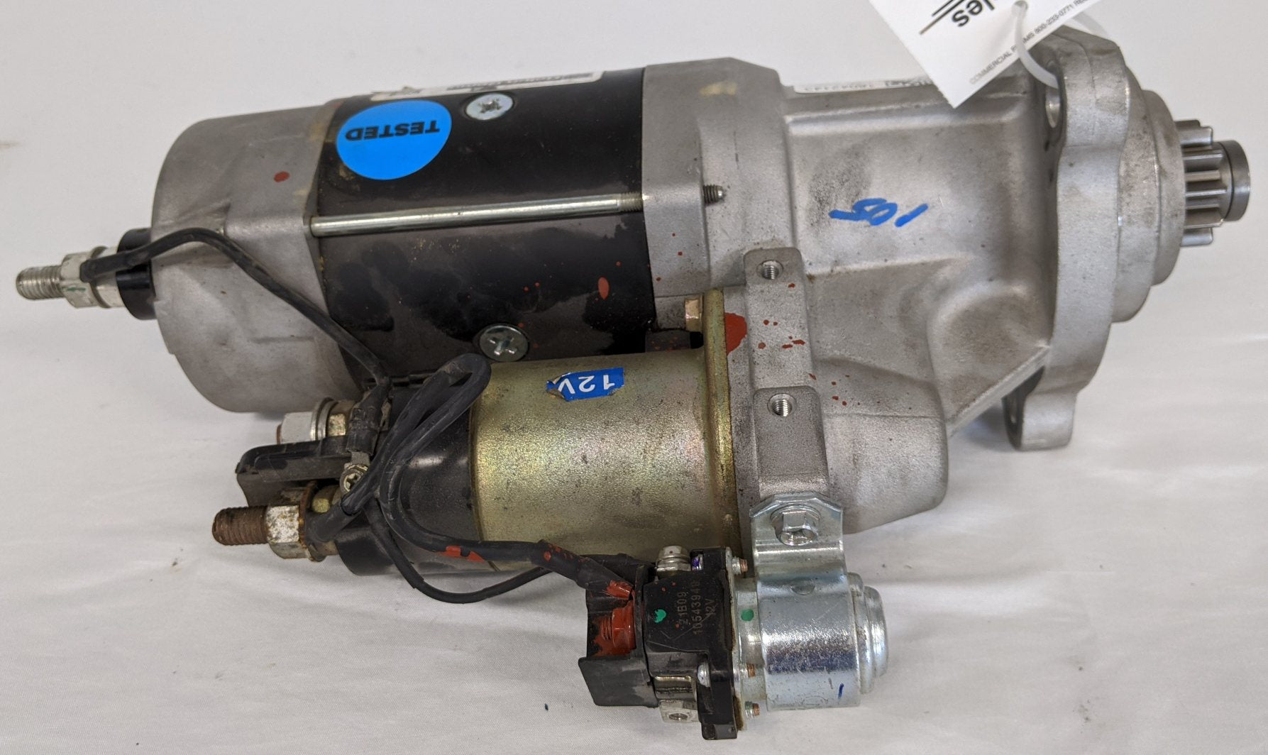 Damaged Delco Remy 12V 39MT Starter Motor Assembly - P/N 61012343 (9621192900924)