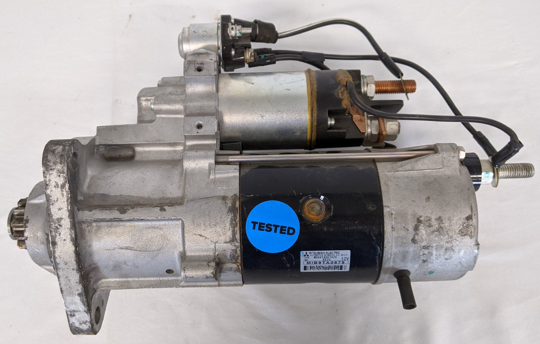 Used Freightliner Cascadia Mitsubishi 12V Starter Motor - P/N 9TA0579 (4606631805014)