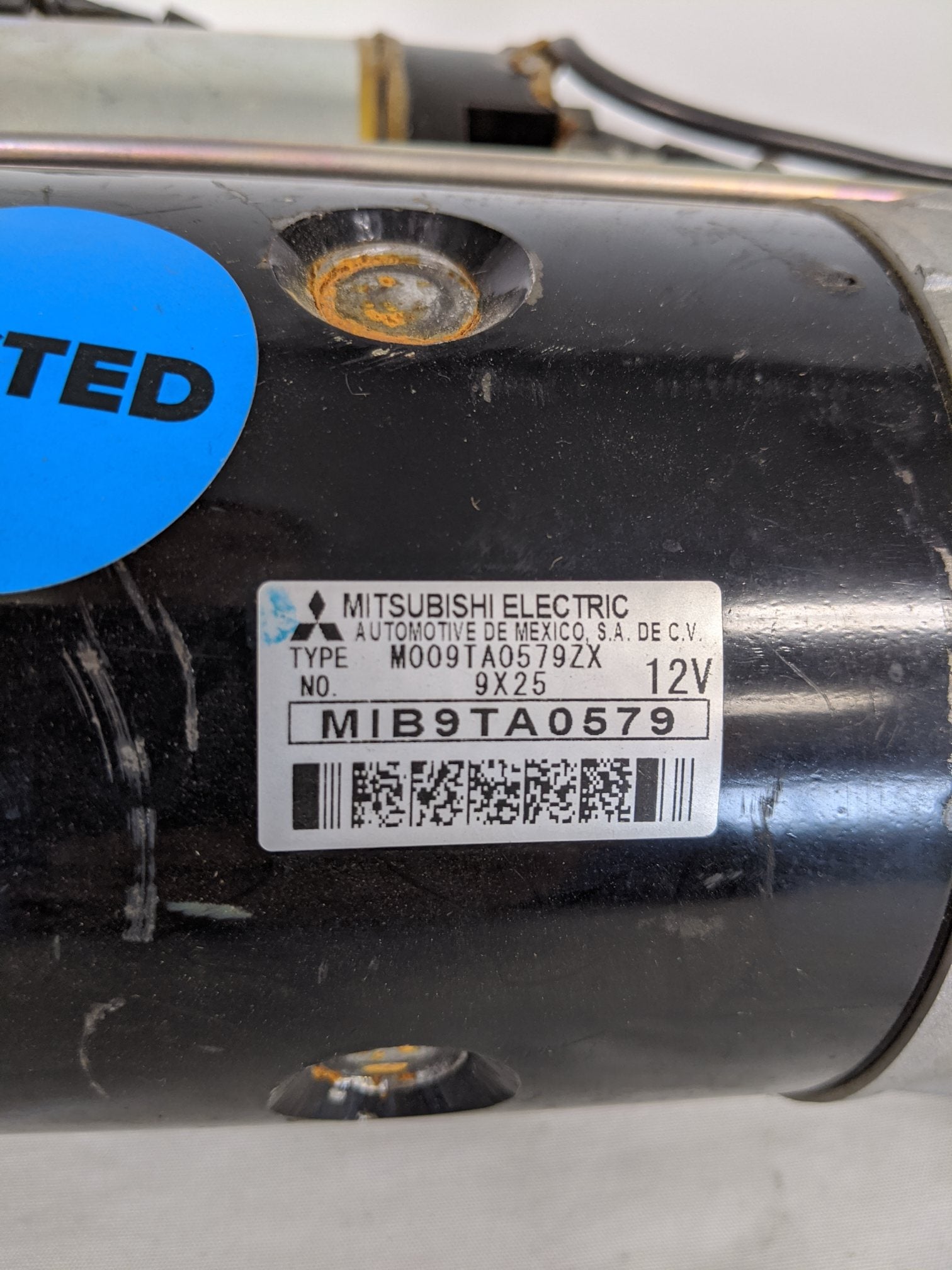 Used Freightliner Cascadia Mitsubishi 12V Starter Motor - P/N 9TA0579 (4606631805014)