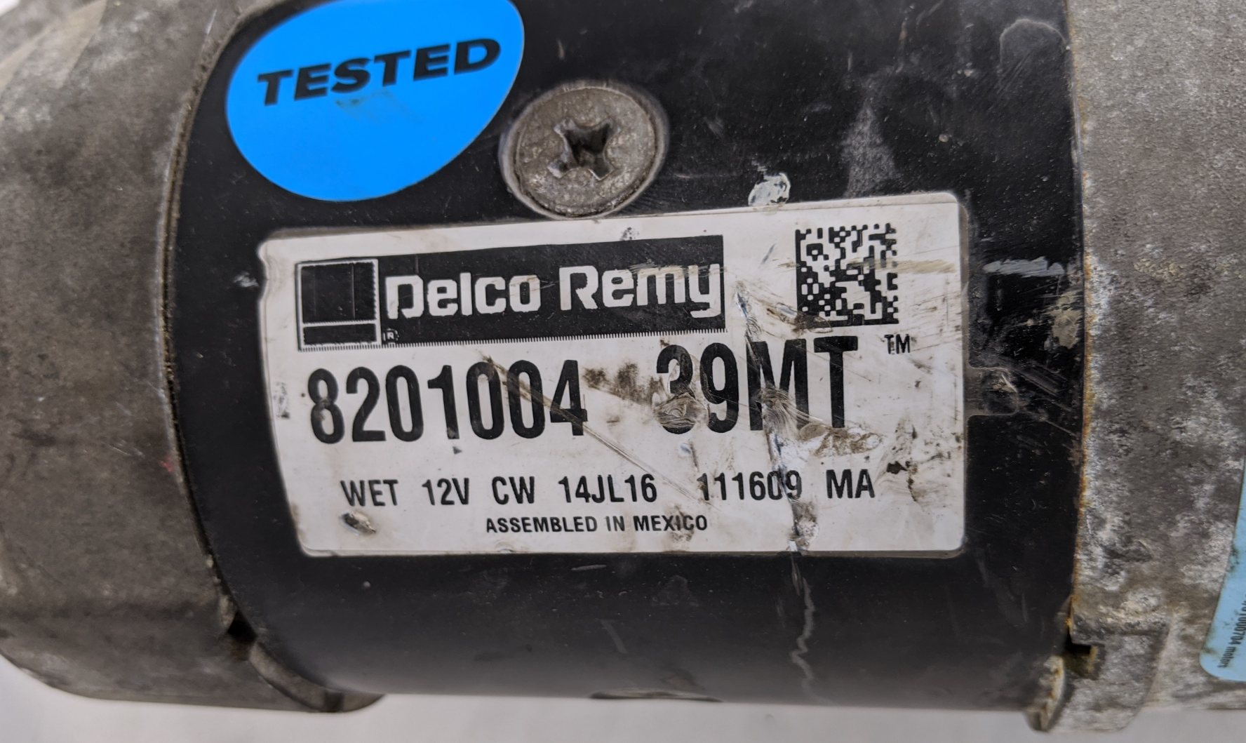 Used Delco Remy 39MT 11 Tooth Over Crank Protection IMS Starter - P/N  DR8201004 (4892939092054)