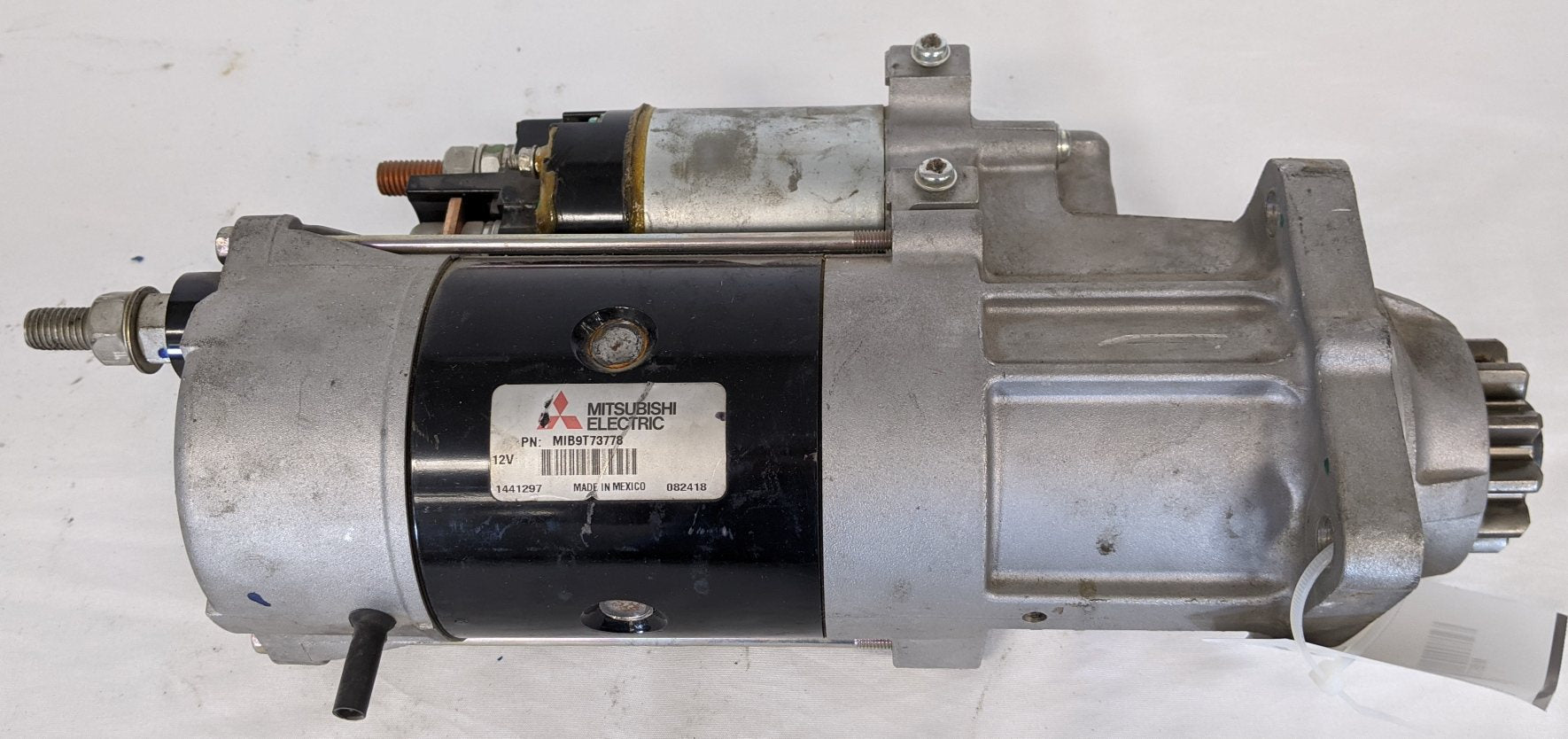 Used Mitsubishi Cummins ISX12N 105P 12 V Starter Motor - P/N 9T73778 (9623473455420)