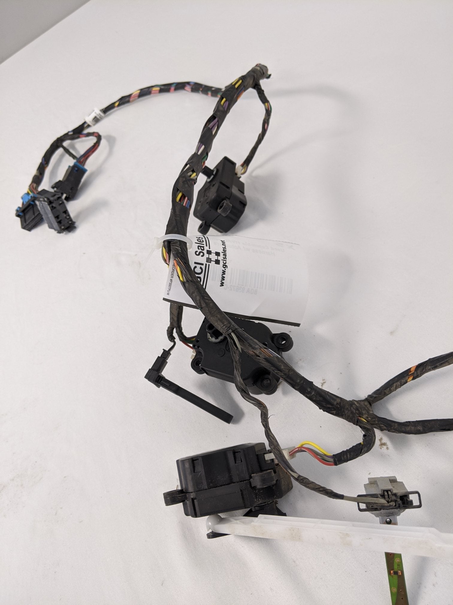 Used Freightliner Columbia HVAC Wiring Harness w/ Actuators - P/N BOA93672 (9627099005244)