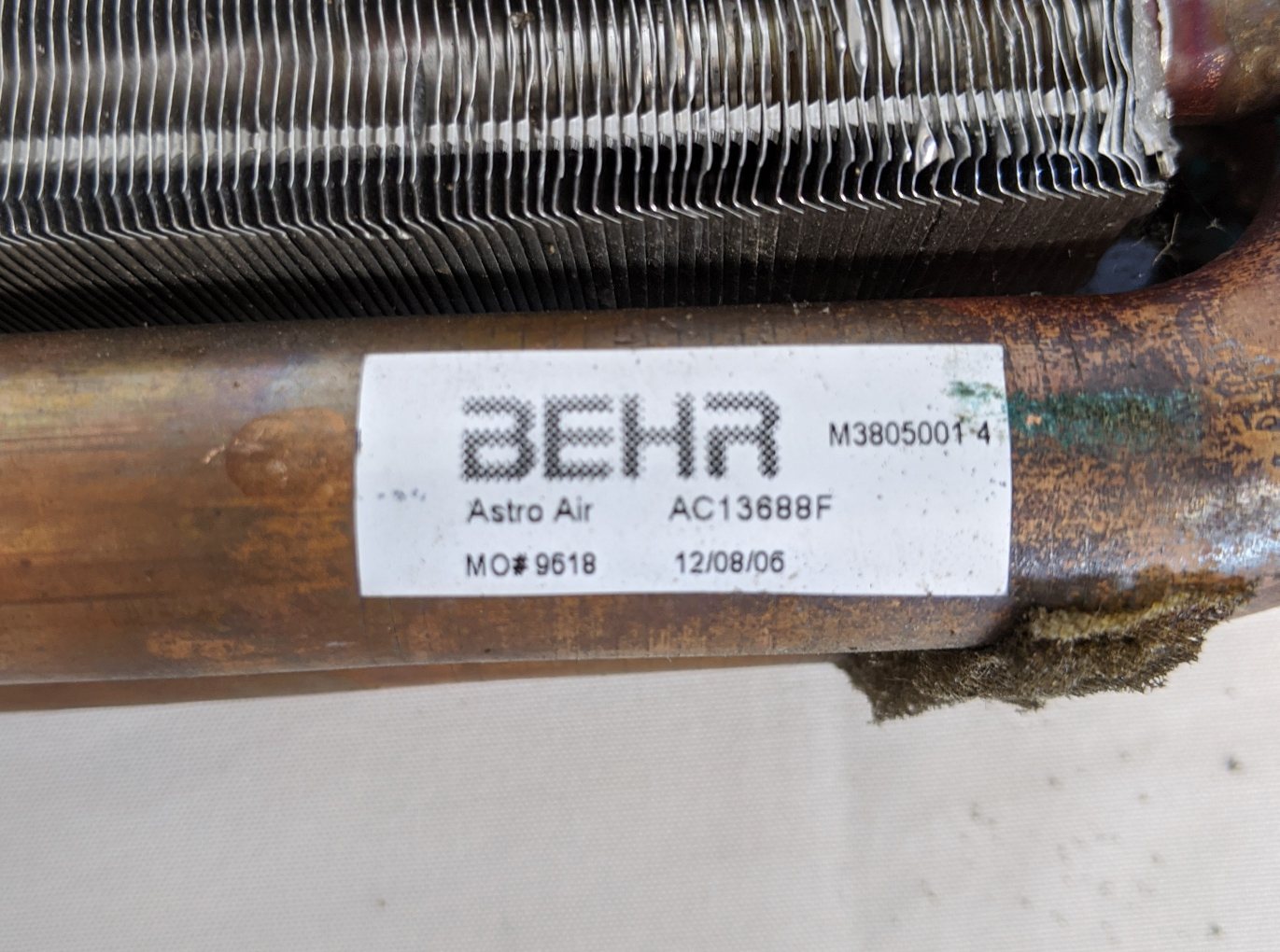Freightliner Columbia KS839 HVAC System Heater Core - P/N BOA 91617