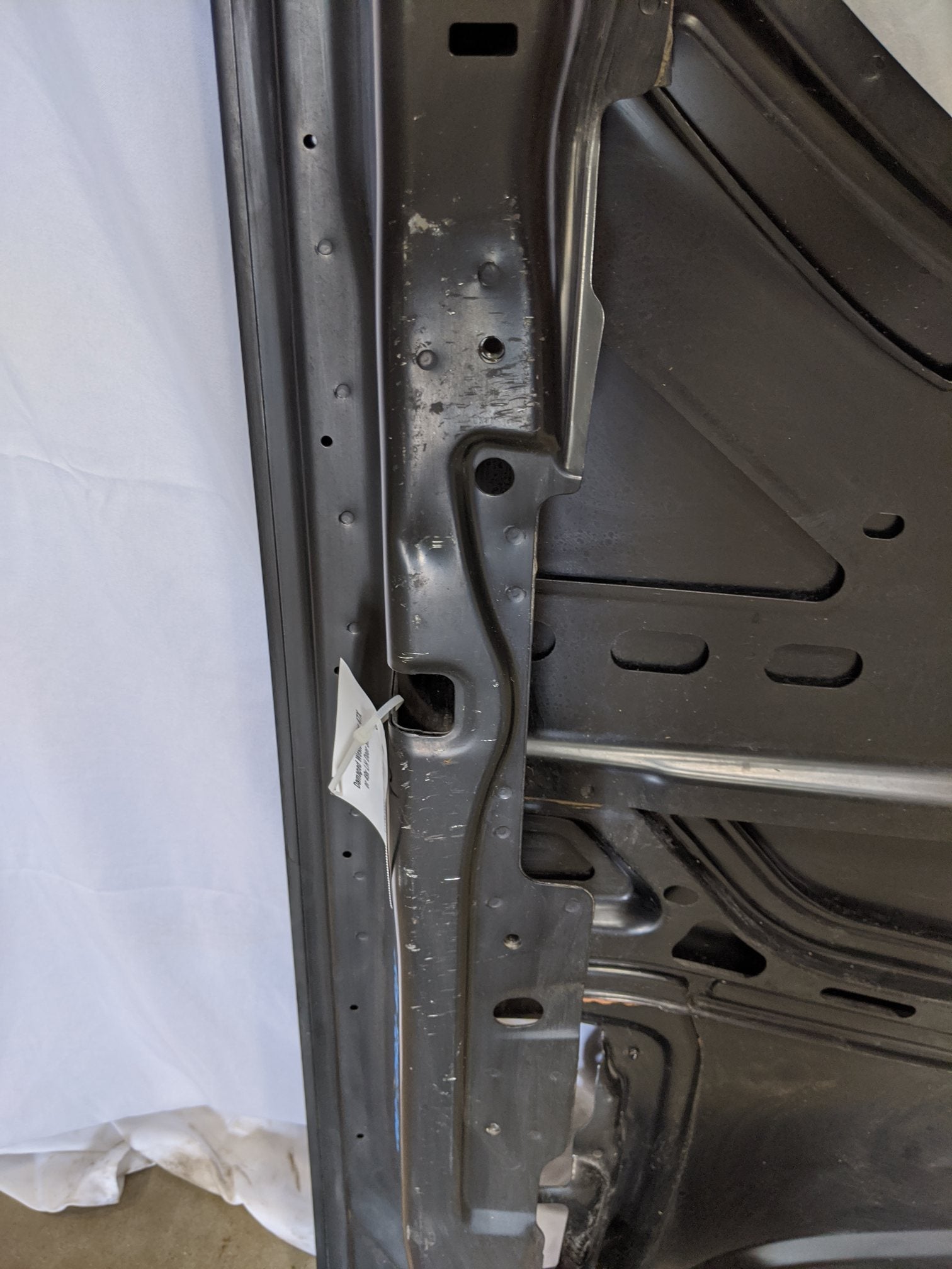 Damaged Western Star 47X  or 49x LH Door Shell - P/N  A18-72521-000 (9648979018044)