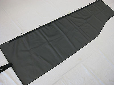 Freightliner Graphite Black Vinyl Right Hand Privacy Curtain PN  W18-00166-007 (3965142892630)