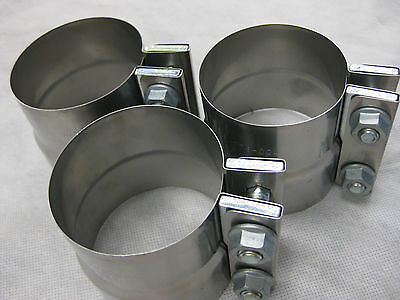 Freightliner 2.75"-3.25" Band-Clamps (Set of 3) P/N  04-21778-004 (3939443048534)