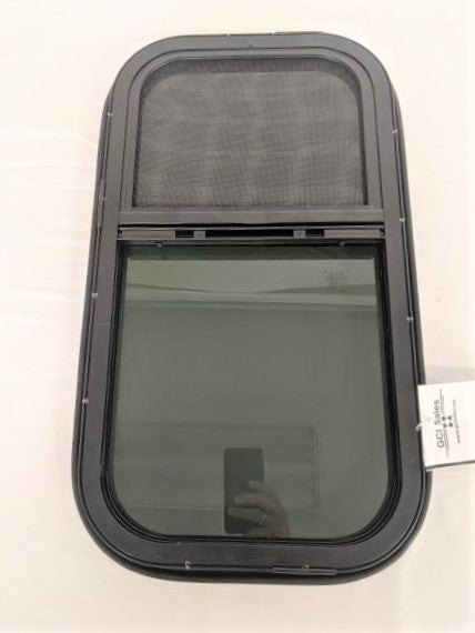 Damaged Freightliner Side Sleeper Window w/o Retainer - P/N  A18-63653-000 (9526865264956)