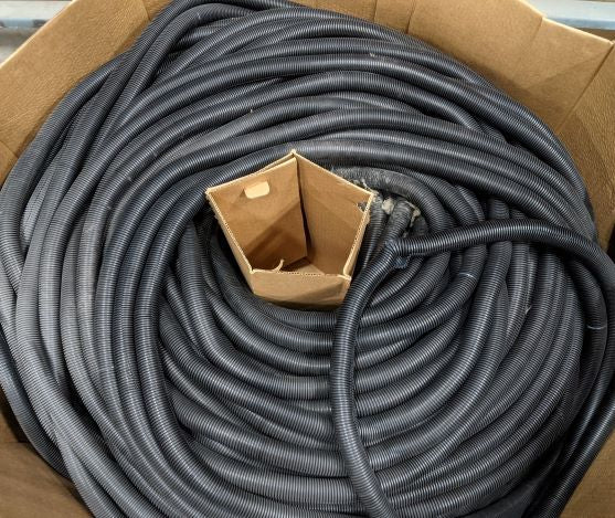 Delfingen 0.98" (25mm) Black Flex Nylon Conduit Sold / 10 ft. - P/N: 48-02217-100 (8287683477820)